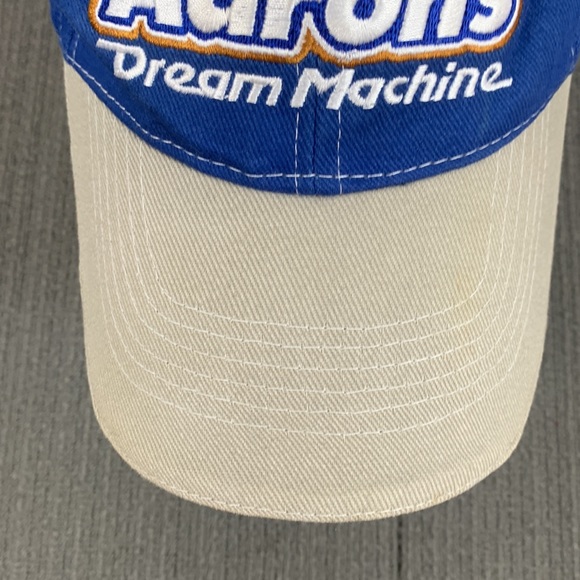 Aaron's Dream Machine Baseball Hat Mens OSFA Blue Gray Adjustable Strapback Cap - Picture 4 of 13